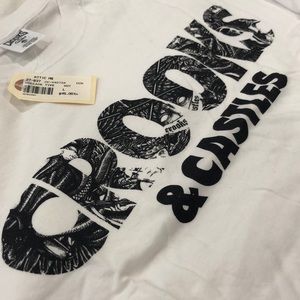 NWOT Crooks & Castles white tee